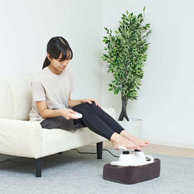 マッサージ器 マッサージ マッサージャー 足裏マッサージ 疲労回復 血行促進 健康 リラックス 振動 アタッチメント3種 肩 腰 脚 首 背中 腕 耐振動マット付き タイマー機能付き 強度設定 リモコン操作 専用収納箱付き もみほぐし