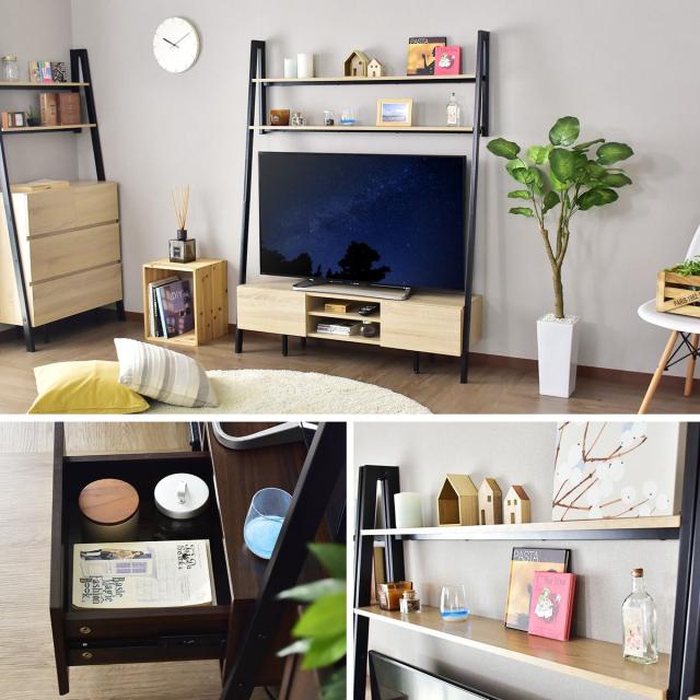 テレビ台 テレビボード テレビラック スチールラック 壁面収納