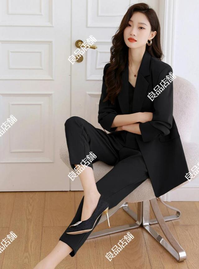 2色 無地 長袖ジャケット＋パンツスーツ レディース パンツスーツ セットアップ フォーマルスーツ ビジネススーツ ママスーツ レディーススーツ 卒業式スーツ 入学式 入園式 七五三