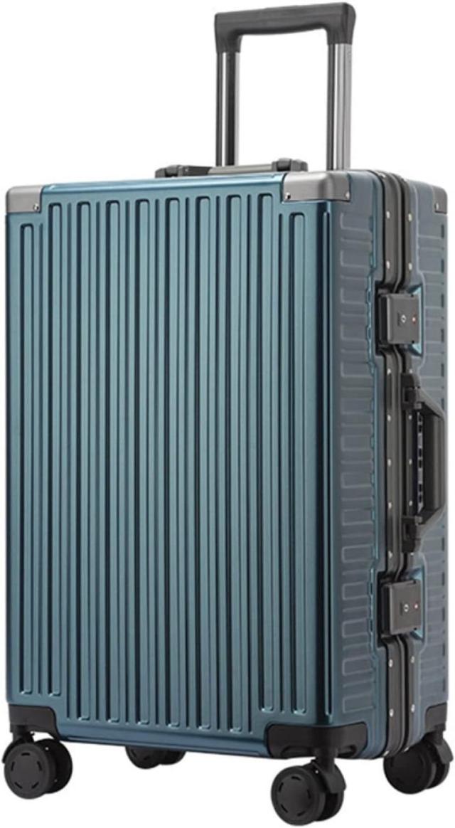 スーツケース キャリーケース 60L キャリーバッグ TSAロック搭載 アルミフレーム 超軽量 大型 耐衝撃 静音 ダブルキャスター 360度回転 旅行 ビジネス ブルー 出張 Lサイズの通販は