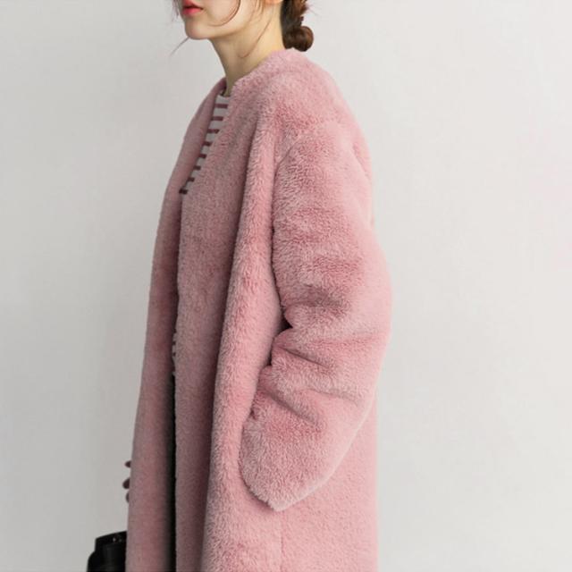 ファーコート ロング レディース コート ロング ロングコート フェイク