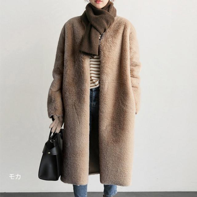 ファーコート ロング レディース コート ロング ロングコート
