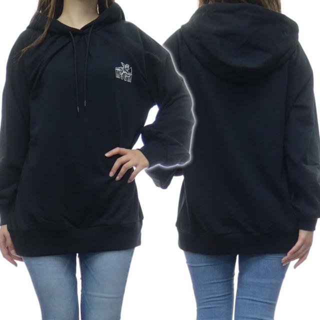 旧作お買い得セール！ MSGM エムエスジーエム パーカー レディース プルオーバー コットン 綿100％ 2941MDM202 207799 ブラック