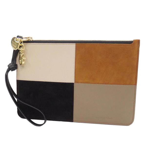 旧作お買い得セール！ SEE BY CHLOE シーバイクロエ バッグ レディース クラッチバッグ CHS20SP913680 ベージュ系マルチカラー