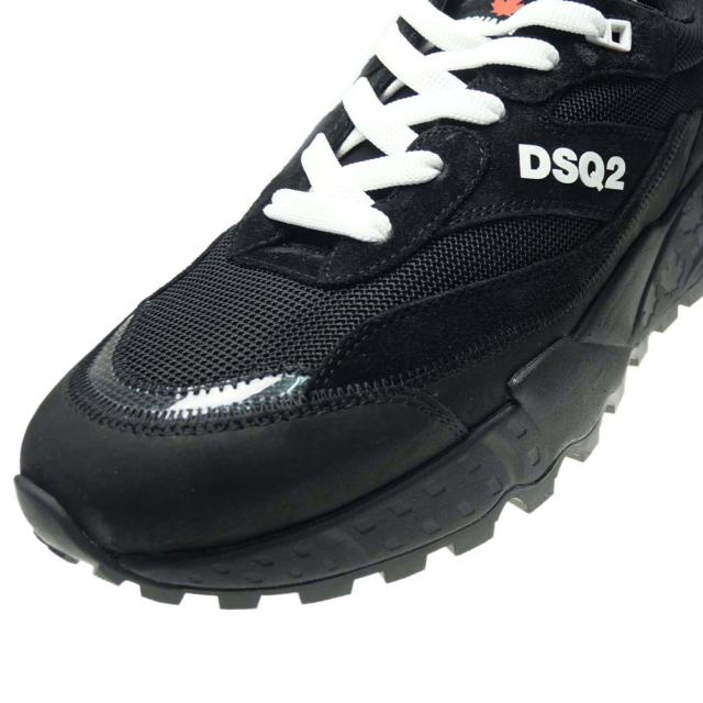 旧モデルセール！ DSQUARED2 ディースクエアード メンズ スニーカー 靴 シューズ ローカット SNM0229 09705494 / FREE ブラック_4