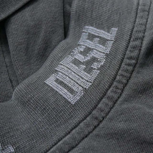 旧作お買い得セール！ DIESEL ディーゼル パーカー メンズ プルオーバー コットン 綿100％ A06264 0JFAX / T-WAHOOD-E1 チャコールグレー 旧作処分セール！ DIESEL ディーゼル パーカー メンズ プルオーバー