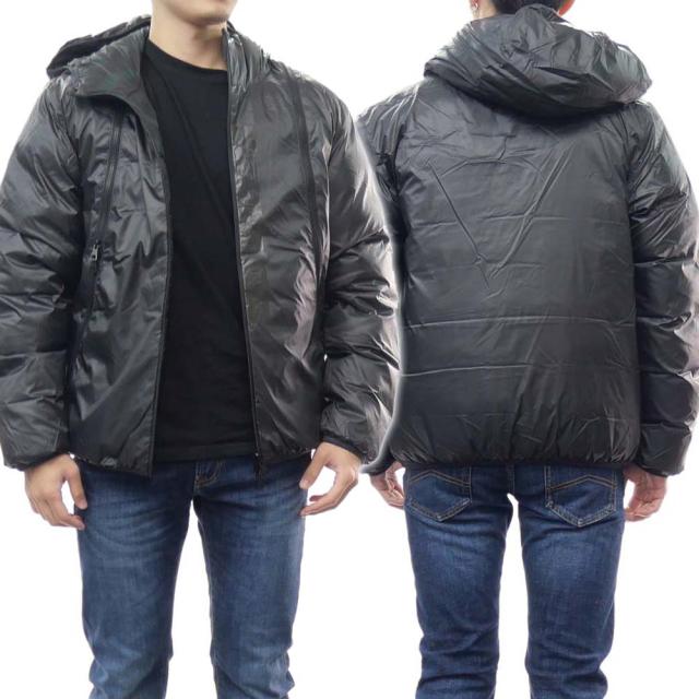 【旧作処分セール 60％OFF！】EMPORIO ARMANI エンポリオアルマーニ EA7 メンズリバーシブル中綿ブルゾン 6LPB06 PN5ZZ ブラックの通販は