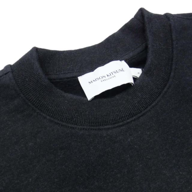 旧モデルセール！ MAISON KITSUNE メゾンキツネ トレーナー メンズ JM00361KM0019 / OLY PEOPLE IN MOTION RELAXED SWEAT SHIRT ブラック_2