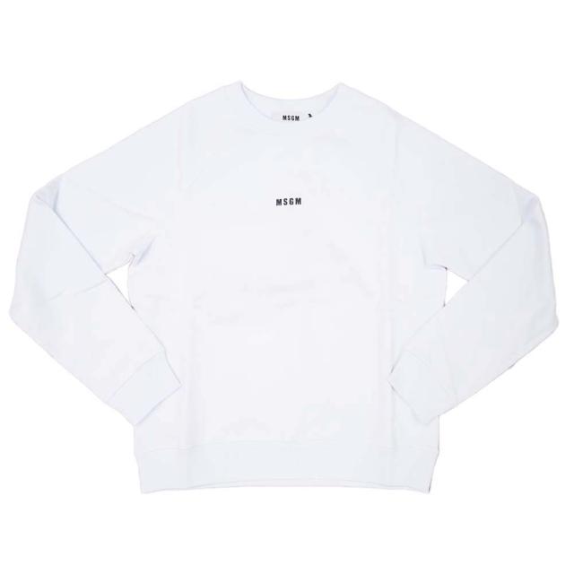 旧作お買い得セール！ MSGM エムエスジーエム トレーナー レディース コットン 綿100％ 2000MDM503 200001 ホワイト 旧作お買い得セール！ MSGM エムエスジーエム トレーナー レディース