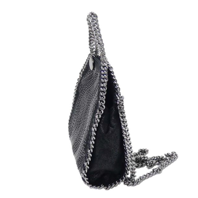 旧モデルセール！ STELLA McCARTNEY ステラマッカートニー バッグ レディース トートバッグ ミニバッグ 391698 WP0050 / TINY TOTE ALL OVER STUDDED ECO SHAGG ブラック_2