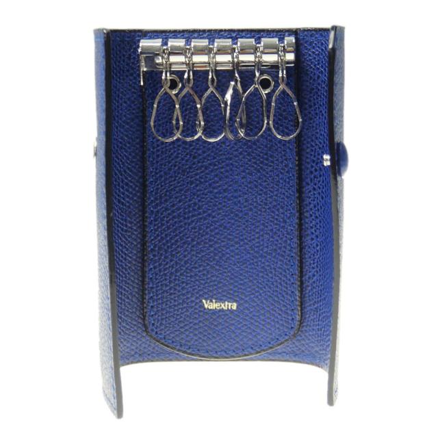 VALEXTRA✨ ヴァレクストラ レザー6連キーケース ロイヤルブルー 再