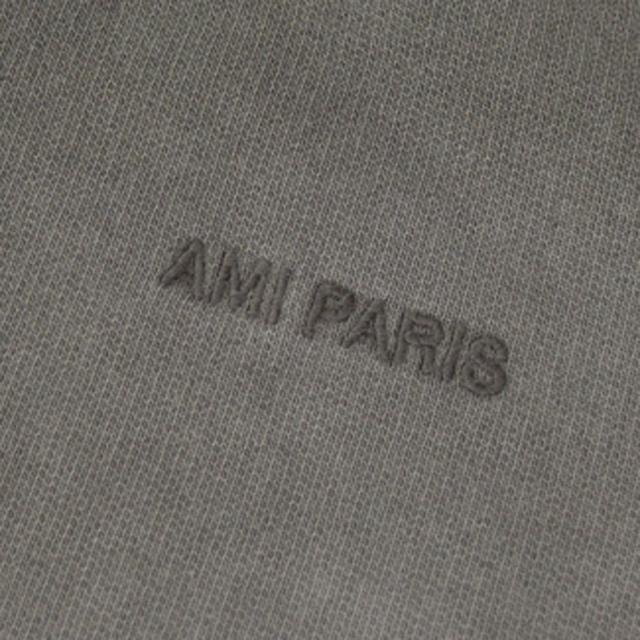 旧モデルセール！ AMI PARIS アミパリス パーカー メンズ プルオーバー コットン 綿100％ USW216.JE0052 ブラウン_3