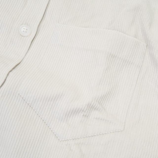旧モデルセール！ AMI PARIS アミパリス シャツジャケット メンズ コットン 綿100％ UJK228.CO0053 アイボリー_3