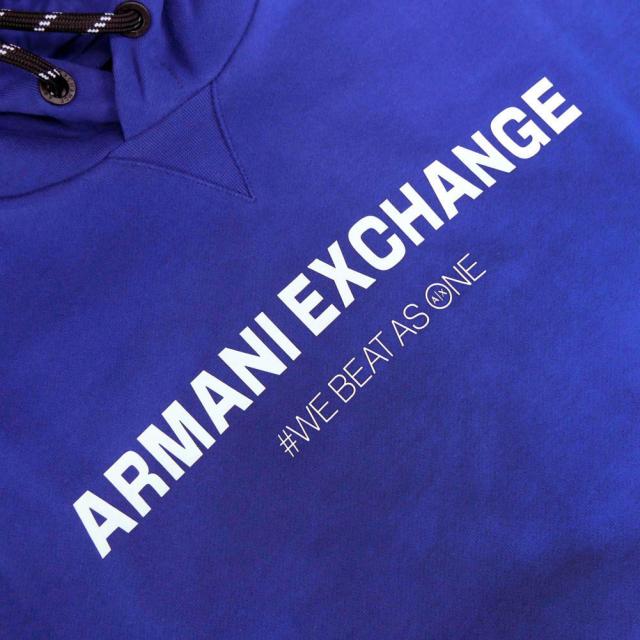 旧作お買い得セール！ ARMANI EXCHANGE A/X アルマーニエクスチェンジ パーカー メンズ プルオーバー 6RZMHF ZJDGZ ブルー 旧作お買い得セール！ ARMANI EXCHANGE A/X アルマーニエクスチェンジ