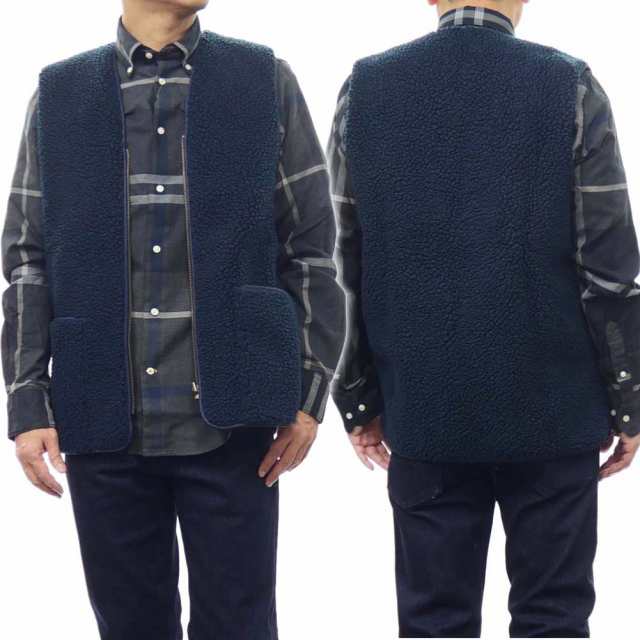 【セール 45％OFF！】BARBOUR バブアー メンズボアベスト/ライナーベスト MLI0048 / BERBER LINER ネイビーの通販は 10,572円