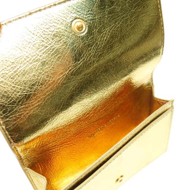 旧作お買い得セール！ BOTTEGA VENETA ボッテガヴェネタ カードケース レディース 名刺入れ 651396 V3IE4 ゴールド 旧作お買い得セール！ BOTTEGA VENETA ボッテガヴェネタ カードケース