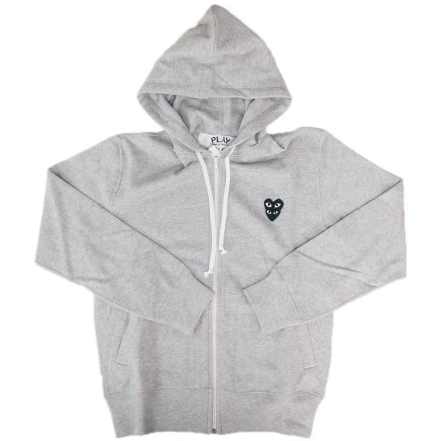 【セール ○％OFF！】PLAY COMME des GARCONS プレイコムデギャルソン メンズジップアップパーカー AZ-T302-051 グレーの通販は
