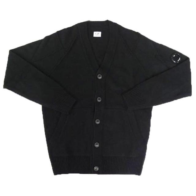 【旧作処分セール 60％OFF！】C.P. COMPANY シーピーカンパニー メンズカーディガン 15CMKN250A 005504A ブラックの通販は