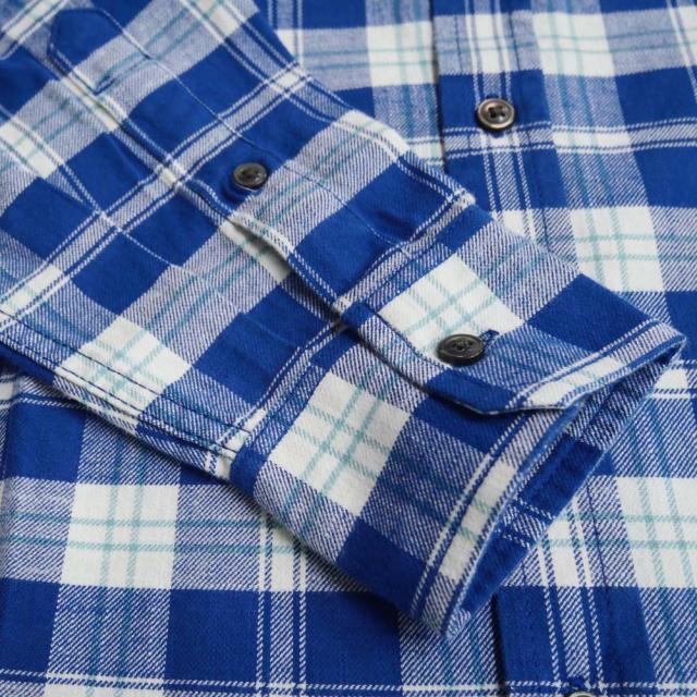旧モデルセール！ DIESEL ディーゼル カジュアルチェックシャツ メンズ コットン 綿100％ A10620 0SHAW / S-UMBE-CHECK-NW ブルー_4