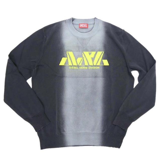 旧モデルセール！ DIESEL ディーゼル セーター メンズ クルーネック ニット A11218 0EKAR / K-SAMOS ブラック