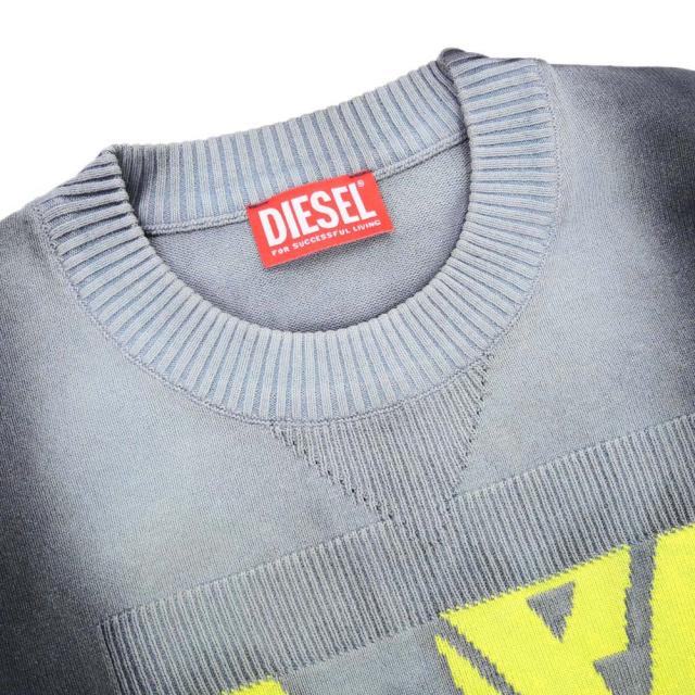 旧モデルセール！ DIESEL ディーゼル セーター メンズ クルーネック ニット A11218 0EKAR / K-SAMOS ブラック