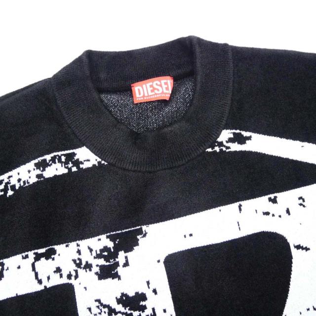 旧モデルセール！ DIESEL ディーゼル セーター メンズ クルーネック ニット A11225 0GEAX / K-TRIA ブラック_2