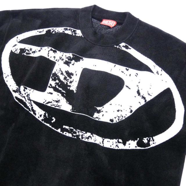 旧モデルセール！ DIESEL ディーゼル セーター メンズ クルーネック ニット A11225 0GEAX / K-TRIA ブラック_3