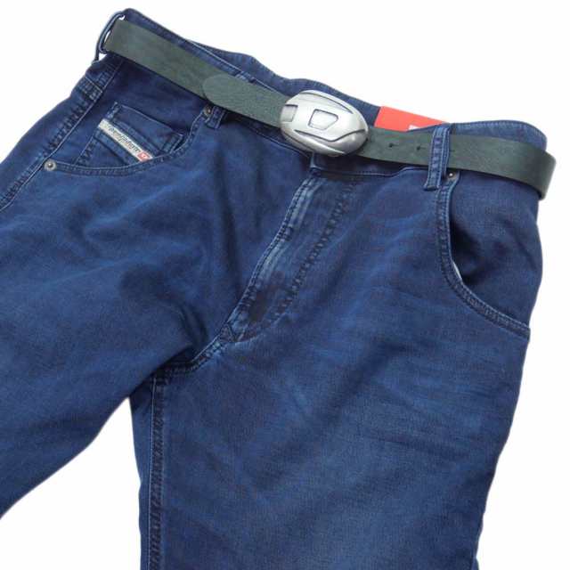 B-1DR: Leather Belt with silver D logo buckle | Diesel