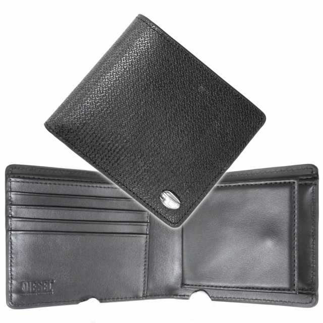 1DR BI FOLD COIN S 3D Leather bi-fold wallet｜ブラック