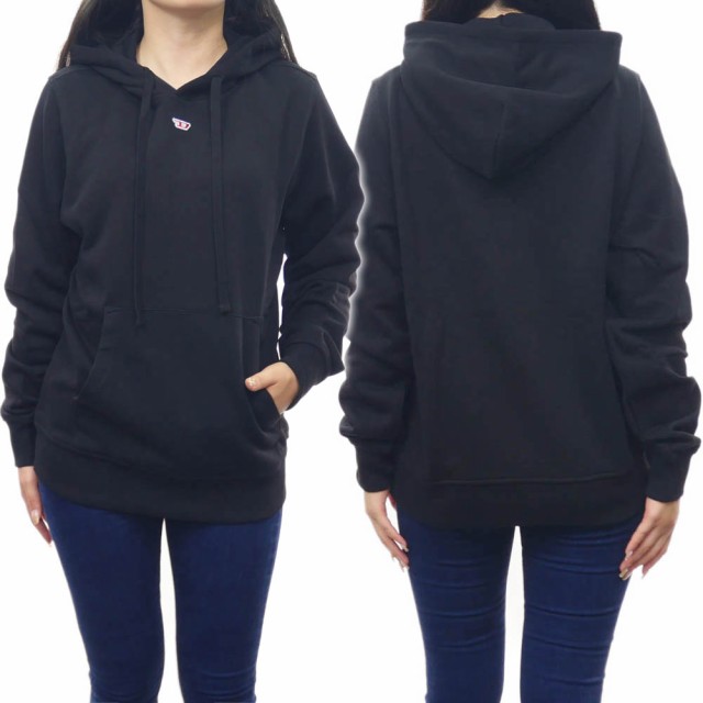 【旧作処分セール 55％OFF！】DIESEL ディーゼル レディースプルオーバーパーカー A05333 0GEAD / S-GINN-HOOD-D ブラックの通販は