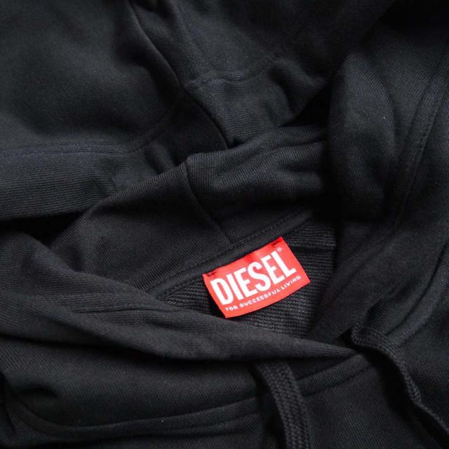 旧モデルセール！ DIESEL ディーゼル パーカー レディース トップス プルオーバー A11263 0DNAZ / S-REGGY-HOOD-L ブラック_2