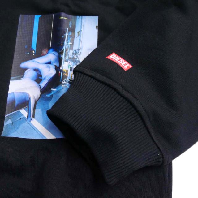 旧モデルセール！ DIESEL ディーゼル パーカー レディース トップス プルオーバー A11263 0DNAZ / S-REGGY-HOOD-L ブラック_3