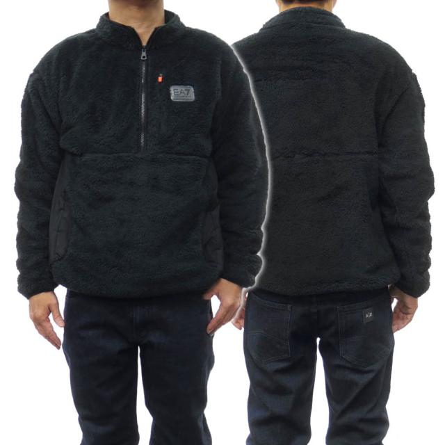 EMPORIO ARMANI エンポリオアルマーニ EA7 メンズ トレーナー 6RPM47 PJSFZ ブラック