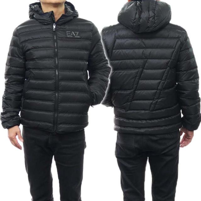 【旧作処分セール 55％OFF！】EMPORIO ARMANI エンポリオアルマーニ EA7 メンズダウンジャケット 6RPB16 PN5ZZ ブラックの通販は