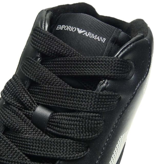 旧作お買い得セール！ EMPORIO ARMANI エンポリオアルマーニ メンズ スニーカー 靴 シューズ ハイカット X4Z125 XN952 ブラック 旧作お買い得セール！ EMPORIO ARMANI エンポリオアルマーニ メンズ