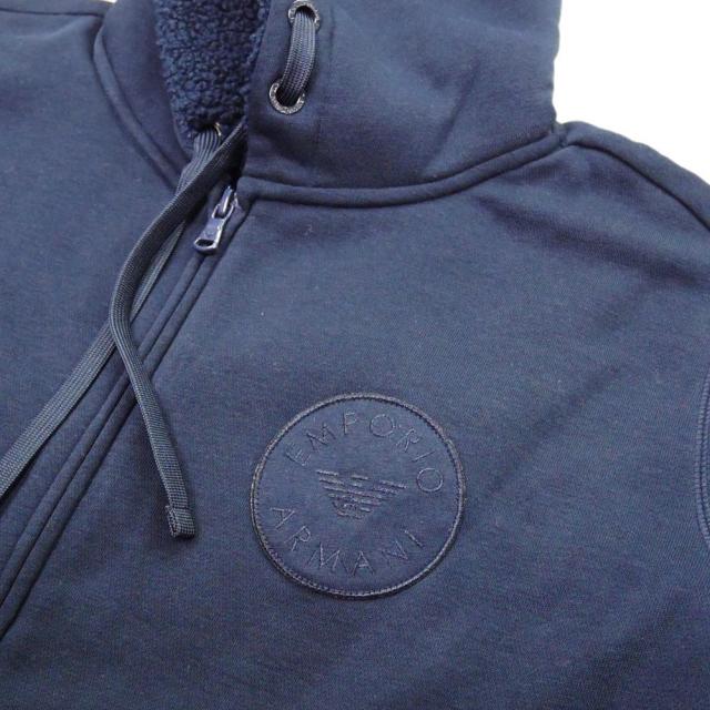 旧作お買い得セール！ EMPORIO ARMANI UNDERWEAR エンポリオアルマーニアンダーウェア パーカー レディース ジップアップ 164610 3F256 ネイビー 旧作お買い得セール！ EMPORIO ARMANI UNDERWEAR エンポリオアルマーニ