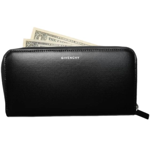 旧作お買い得セール！ GIVENCHY ジバンシィ 財布 メンズ ラウンドファスナー長財布（小銭入れ付き） BK6097K1T4 ブラック 旧作処分セール！ GIVENCHY ジバンシィ 財布 メンズ ラウンド