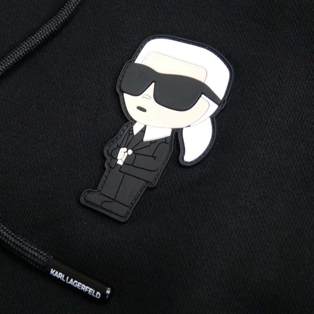 旧モデルセール！ KARL LAGERFELD カール ラガーフェルド パーカー メンズ プルオーバー 705031 534910 ブラック_3