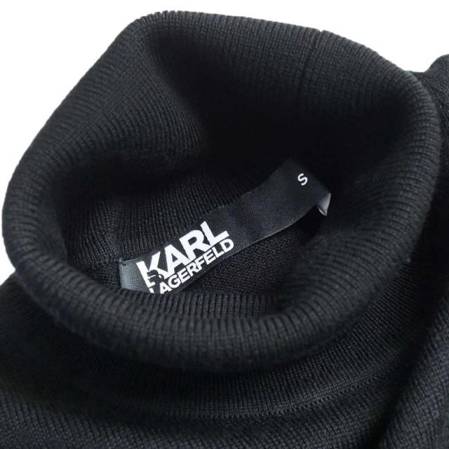旧モデルセール！ KARL LAGERFELD カール ラガーフェルド セーター メンズ タートルネック ニット 655021 534399 ブラック_2
