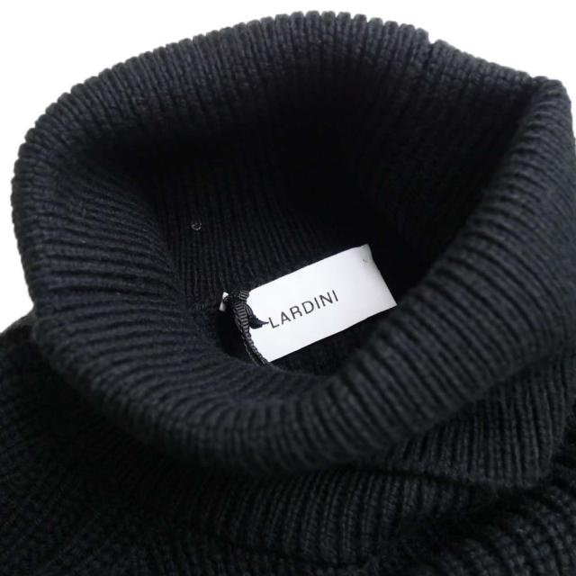 旧モデルセール！ LARDINI ラルディーニ セーター メンズ タートルネック ITLMML321 IT61065 ブラック_2