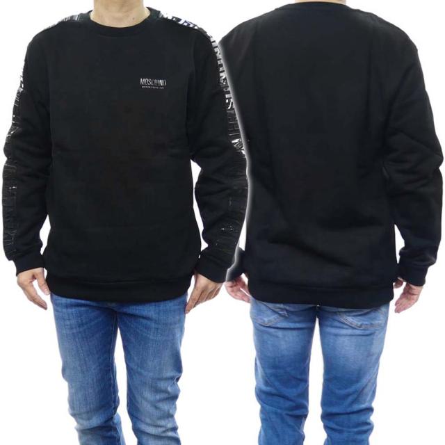 旧作お買い得セール！ MOSCHINO UNDERWEAR モスキーノアンダーウェア トレーナー メンズ V1A1718 4414 ブラック