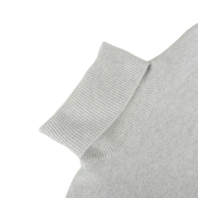 旧モデルセール！ MAISON KITSUNE メゾンキツネ セーター メンズ タートルネックニット LM00820KT1063 / FOX HEAD INTARSIA COMFORT HIGH NECK JUMPER グレー_2