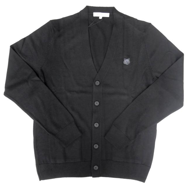 MAISON KITSUNE コットンニットカーディガン(Navy・M) MAISON KITUNE】コットンカーディガン MAISON KITSUNE' - MAISON