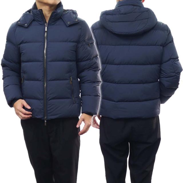 【旧作処分セール 55％OFF！】MOORER ムーレー メンズダウンブルゾン BRETT-SKT ネイビーの通販は