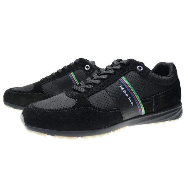 旧作お買い得セール！ PS PAUL SMITH ポールスミス メンズ スニーカー 靴 シューズ ローカット M2S HUE17 KNUB / HUEY ブラック