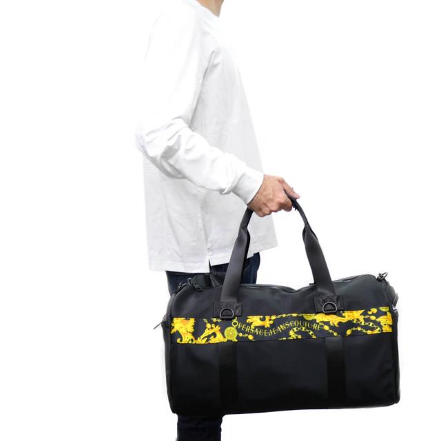 旧モデルセール！ VERSACE JEANS ヴェルサーチェジーンズ バッグ メンズ ボストンバッグ 75YA4B93 ZS928 ブラック_1