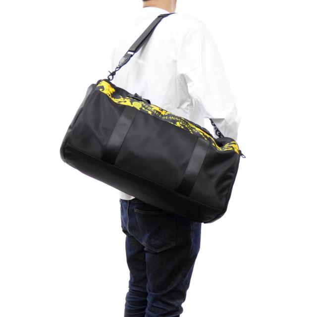 旧モデルセール！ VERSACE JEANS ヴェルサーチェジーンズ バッグ メンズ ボストンバッグ 75YA4B93 ZS928 ブラック_2