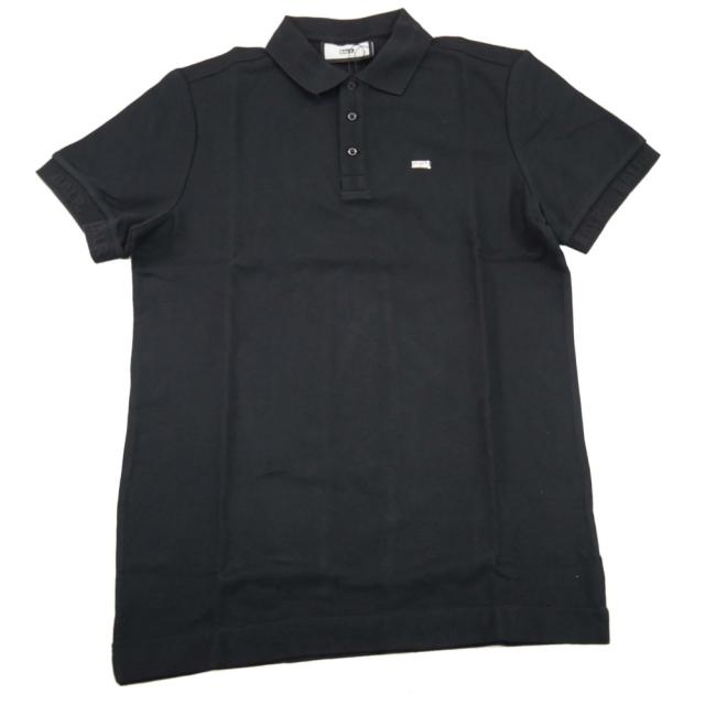 旧作お買い得セール！ BALR. ボーラー ポロシャツ 半袖 メンズ 鹿の子 コットン 綿100％ B1122.1028 / PLAF STRAIGHT L BRAND POLO ブラック 旧作処分セール！ BALR. ボーラー ポロシャツ 半袖 メンズ 鹿の子