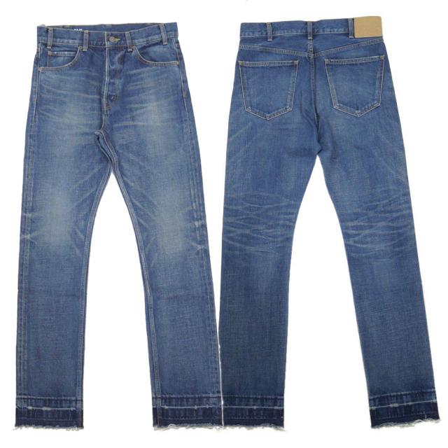 旧モデルセール！ CELINE セリーヌ ジーンズ メンズ コットン 綿100％ 2N8090 66S ブルー_1