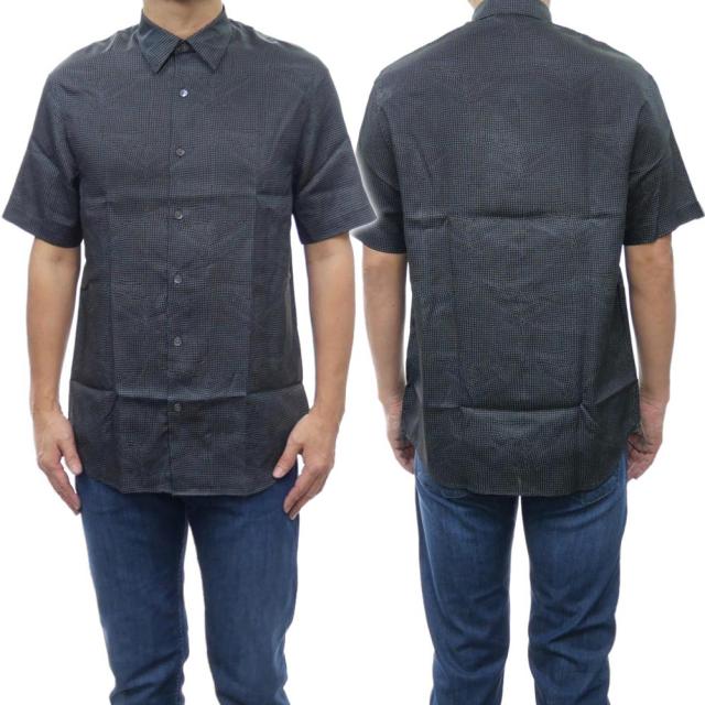 旧作お買い得セール！ EMPORIO ARMANI エンポリオアルマーニ カジュアルシャツ メンズ 3R1CQ7 1NWDZ ネイビー